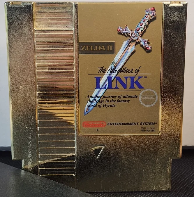 Nintendo NES, Gold Cartridge of Zelda II: The Adventure of Link (